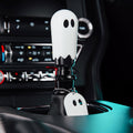 Universal Ghost Gear Shift Knob with 3 Threaded Adapters M8 M10 M12,Fits for Most Vehicles,Spooky Car Accessories Funny Gear Shifter Handle On Halloween